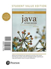 Cover image for Java Software Solutions