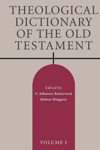 Theological Dictionary of the Old Testament