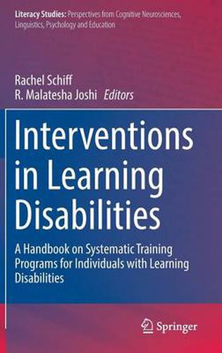 Cover image for Interventions in Learning Disabilities: A Handbook on Systematic Training Programs for Individuals with Learning Disabilities