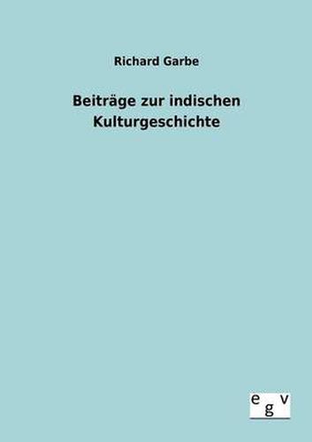 Cover image for Beitrage zur indischen Kulturgeschichte