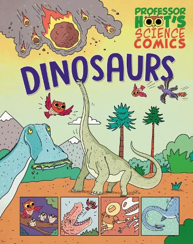 Cover image for Professor Hoot's Science Comics: Dinosaurs