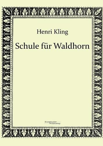 Cover image for Schule fur Waldhorn