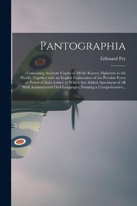 Cover image for Pantographia;