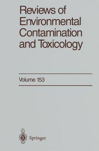 Cover image for Reviews of Environmental Contamination and Toxicology: Continuation of Residue Reviews