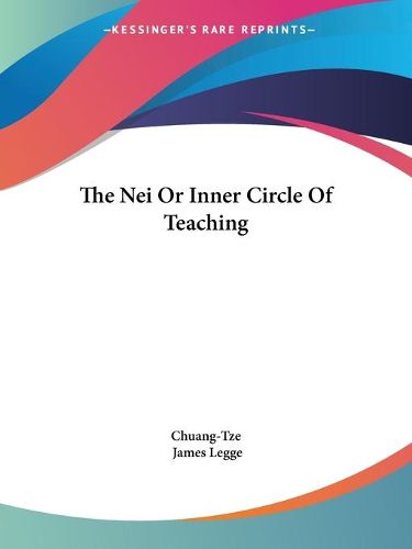 Cover image for The Nei or Inner Circle of Teaching