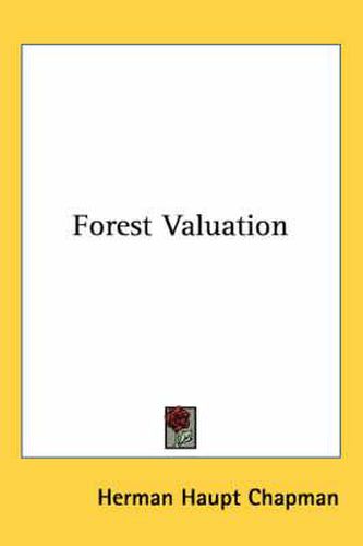 Cover image for Forest Valuation