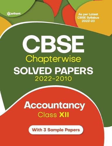 Cover image for Cbse Chapterwise Solved Papers 2022-2010 Accountancy Class 12th