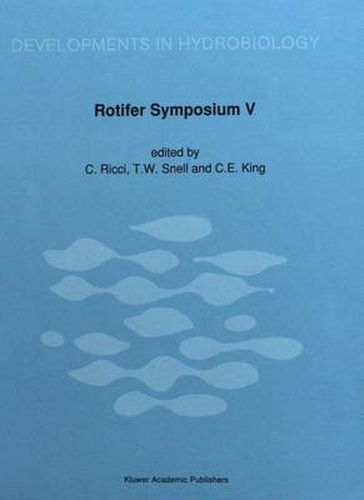 Cover image for Rotifer Symposium V: Proceedings of the Fifth Rotifer Symposium, held in Gargnano, Italy, September 11-18, 1988