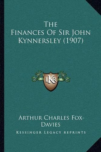 The Finances of Sir John Kynnersley (1907)