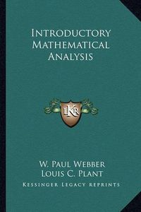 Cover image for Introductory Mathematical Analysis