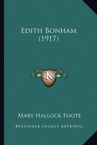 Cover image for Edith Bonham (1917)