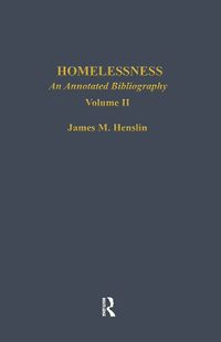 Cover image for Homelessness: An Annotated Bibliography