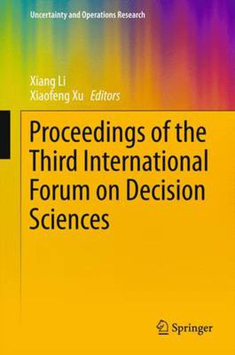 Cover image for Proceedings of the Third International Forum on Decision Sciences