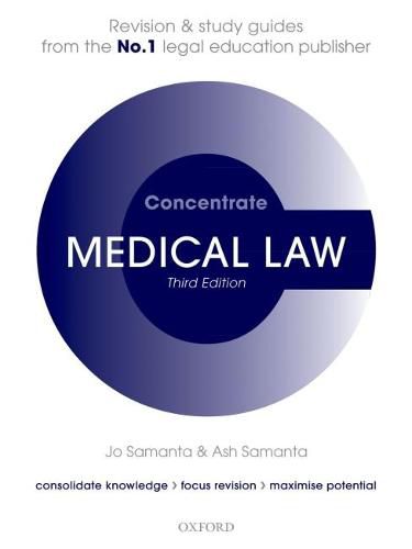 Cover image for Medical Law Concentrate: Law Revision and Study Guide