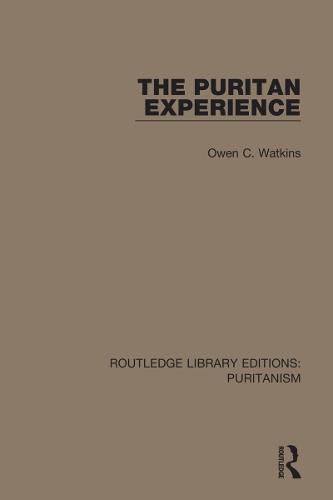 Cover image for The Puritan Experience