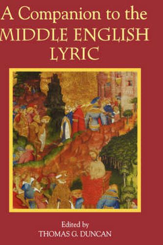 Cover image for A Companion to the Middle English Lyric