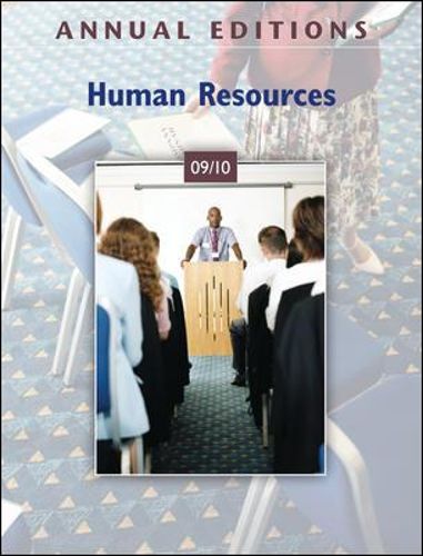 Cover image for Annual Editions: Human Resources 09/10