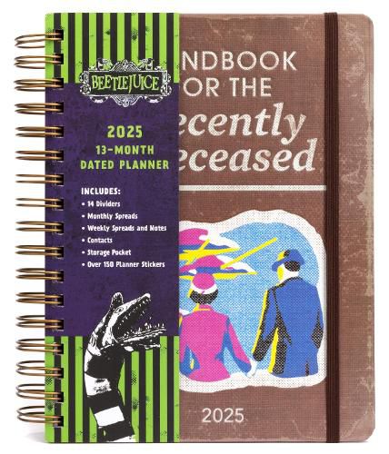 Cover image for 2025 Beetlejuice 13-Month Weekly Planner