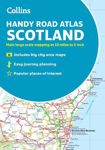 Collins Handy Road Atlas Scotland: A5 Paperback