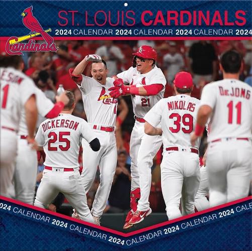 St Louis Cardinals 2024 12x12 Team Wall Calendar, (9798350601008