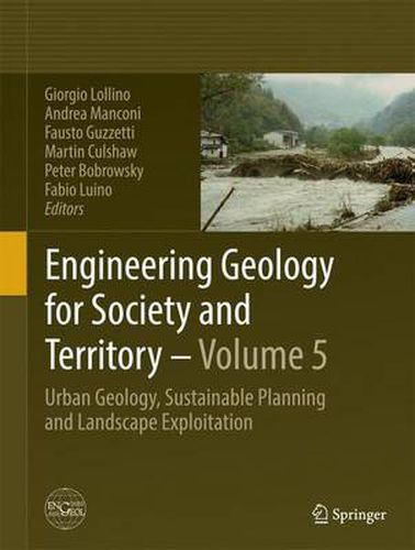 Cover image for Engineering Geology for Society and Territory - Volume 5: Urban Geology, Sustainable Planning and Landscape Exploitation