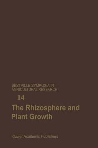 The Rhizosphere and Plant Growth: Papers presented at a Symposium held May 8-11, 1989, at the Beltsville Agricultural Research Center (BARC), Beltsville, Maryland