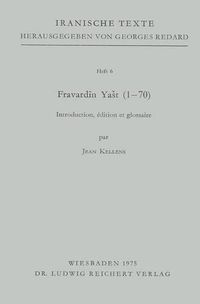 Cover image for Fravardin Yast (1 Bis 70): 'introduction, Edition Et Glossaire