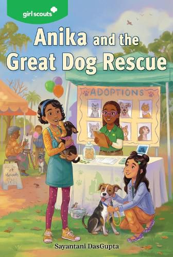 Cover image for Girl Scouts: Anika and the Great Dog Rescue