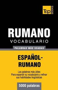 Cover image for Vocabulario espanol-rumano - 5000 palabras mas usadas