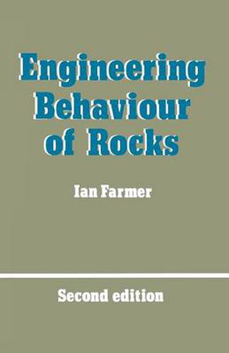 Cover image for Engineering Behaviour of Rocks