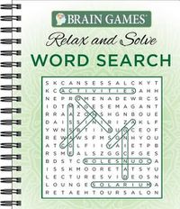 Cover image for Brain Games - Relax and Solve: Word Search (Green)