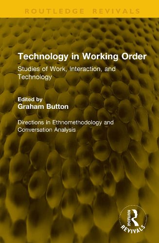 Cover image for Technology in Working Order