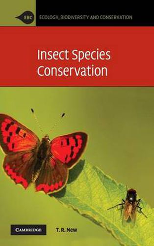 Cover image for Insect Species Conservation