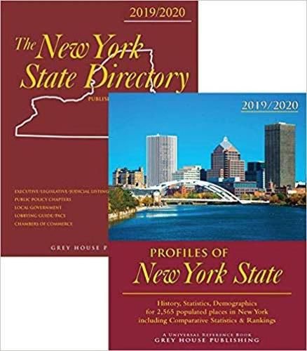 Cover image for New York State Directory & Profiles of New York (2 Volume Set), 2019/20