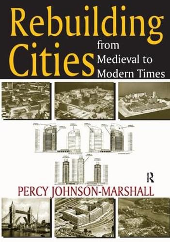 Cover image for Rebuilding Cities from Medieval to Modern Times