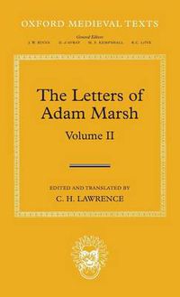 Cover image for The Letters of Adam Marsh: Volume II