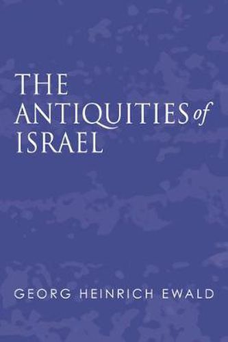 Cover image for Antiquities of Israel