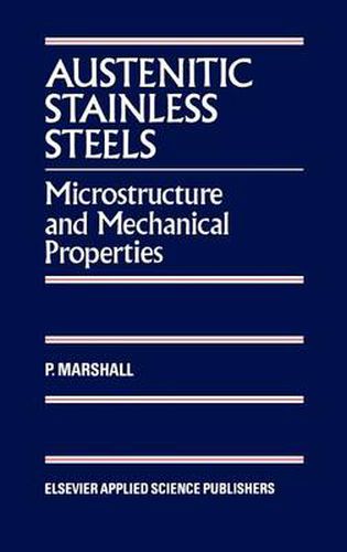 Cover image for Austenitic Stainless Steels: Microstructure and mechanical properties