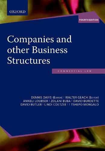 Cover image for Companies and other Business Structures