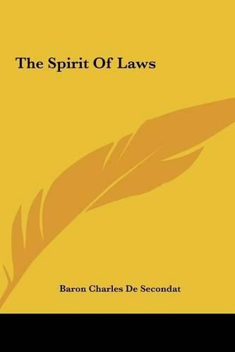 The Spirit of Laws