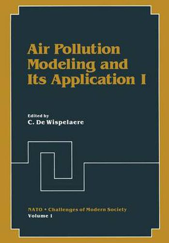 Cover image for Air Pollution Modeling and Its Application I