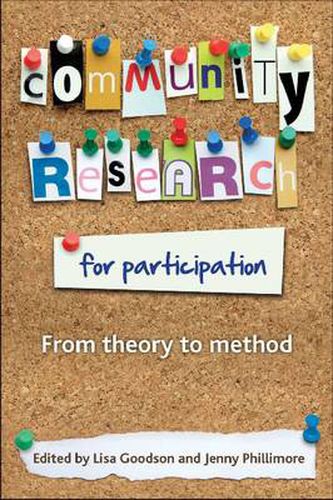 Cover image for Community Research for Participation: From Theory to Method