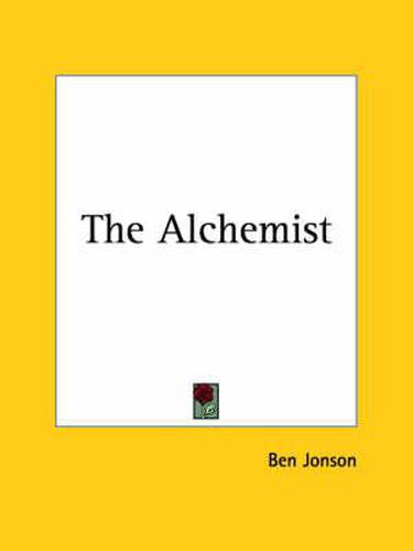 Cover image for The Alchemist (1612)