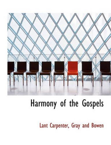 Cover image for Harmony of the Gospels