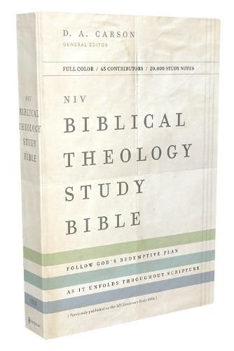 NIV, Biblical Theology Study Bible, Hardcover, Comfort Print: Follow God's Redemptive Plan as It Unfolds throughout Scripture