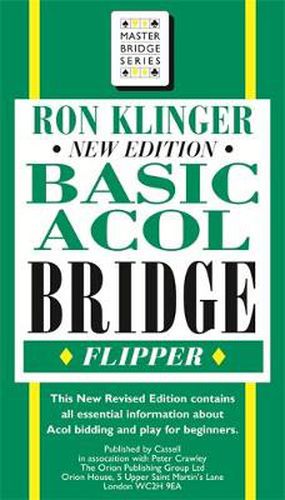 Cover image for Basic Acol Bridge Flipper