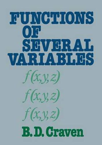 Cover image for Functions of several variables