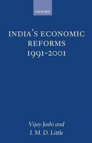 Cover image for India's Economic Reforms, 1991-2001