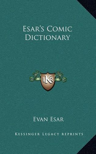 Cover image for Esar's Comic Dictionary