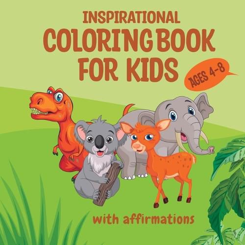 Cover image for Inspirational Coloring Book for Kids ages 4-8